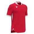 CERBERUS ECO shirt RED/WHT XS Teknisk kamp og treningsdrakt - Unisex