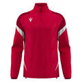 Hollow 1/4 zip RED/WHT XXL Treningstopp - Unisex