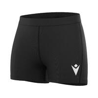 Flower Shorts BLK XS Løpe Shorts - Dame