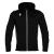 Freyr Hoody Full Zip Top BLK XXL Overtrekksjakke - Unisex 